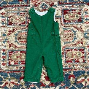 Classic Green Corduroy Overalls